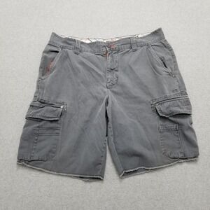 Op‎ Shorts Mens 38 Gray Cargo Pockets Casual Outdoor
